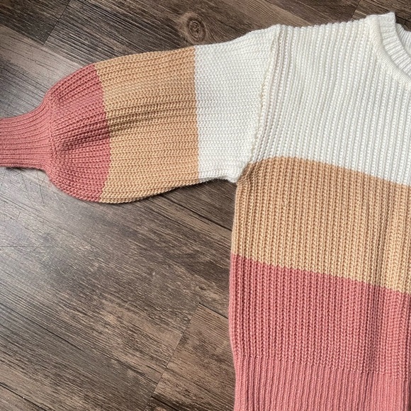 SHEIN Girl’s Multicolor Knit Sweater 5Y - Picture 2 of 4